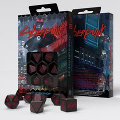 Set de dés : Cyberpunk Red - Blood over Chrome Dice Set