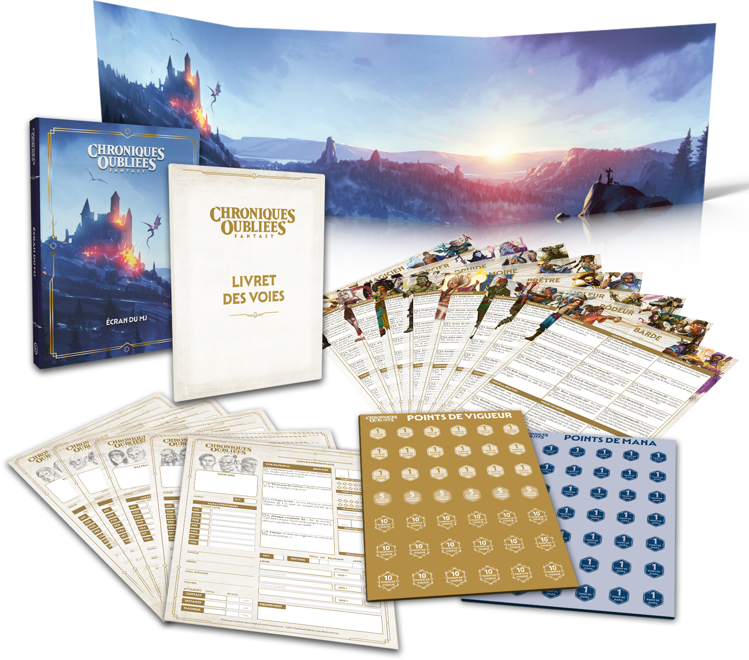 Ecran du MJ - Chroniques Oubliées 2ème Edition