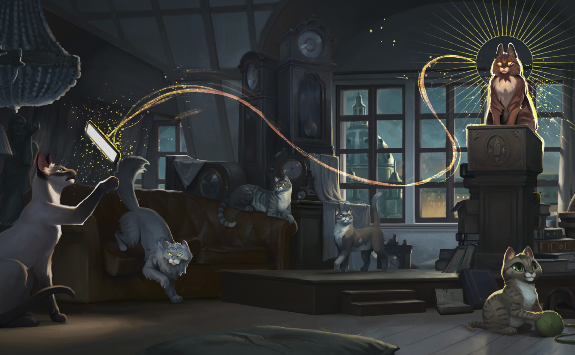 Cats!, la Mascarade - Écran de la MJ